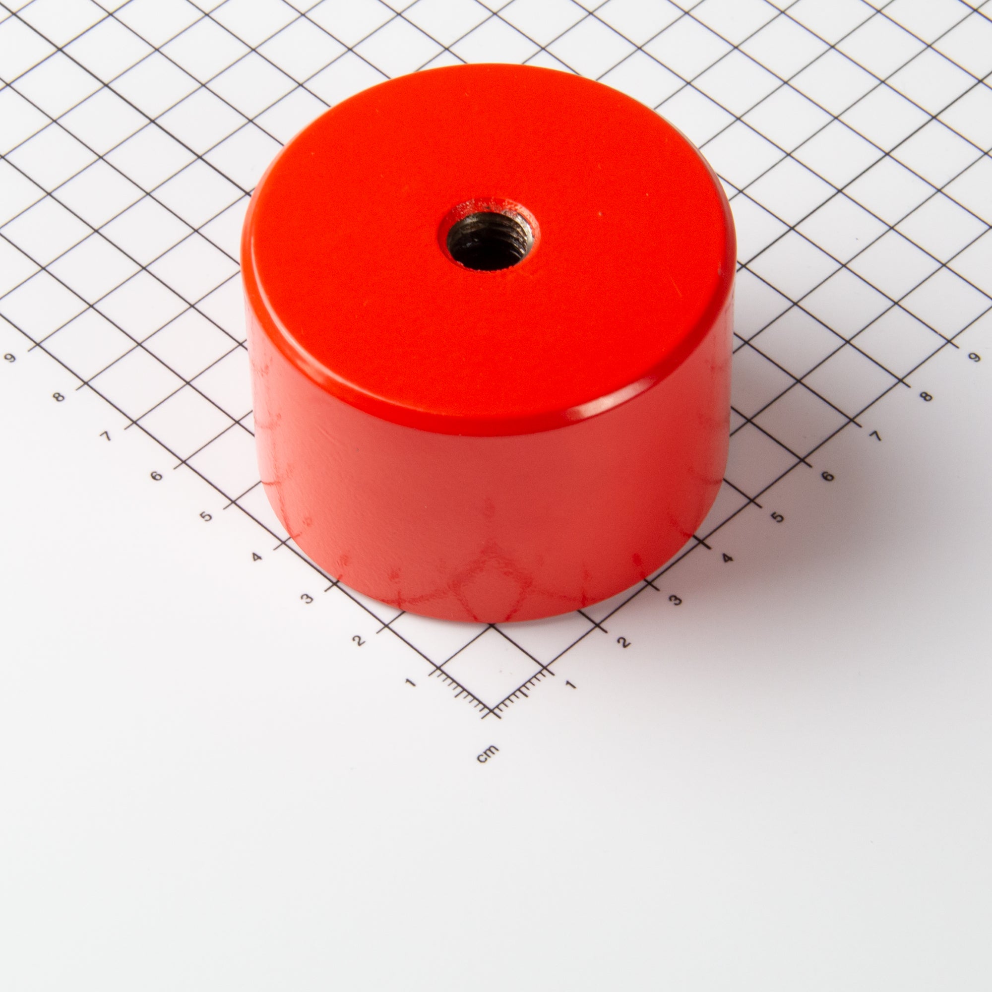 Stabgreifer aus AlNiCo Ø65x43mm mit Innengewinde M12