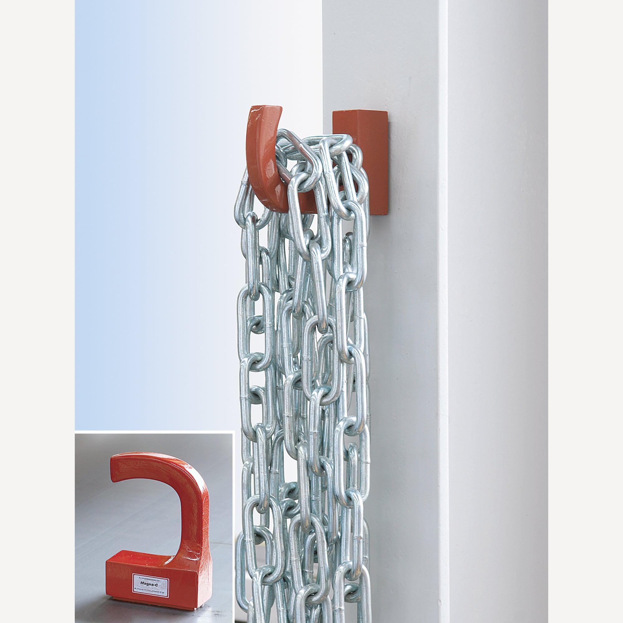 Lasthaken für Wand und Decke 100x40x150mm Anwendung