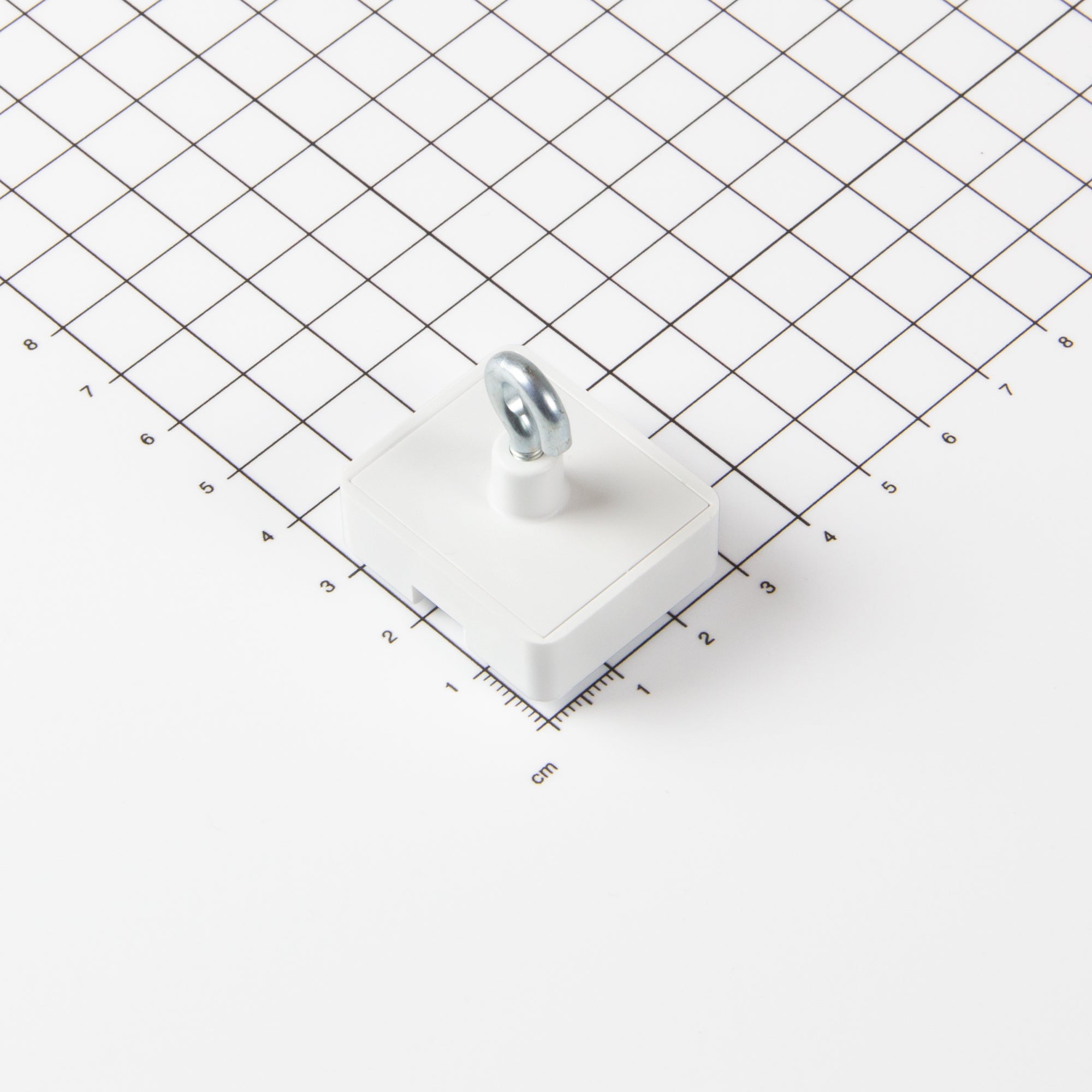Neodym Deckenmagnetleiste mit Haken 34x29mm