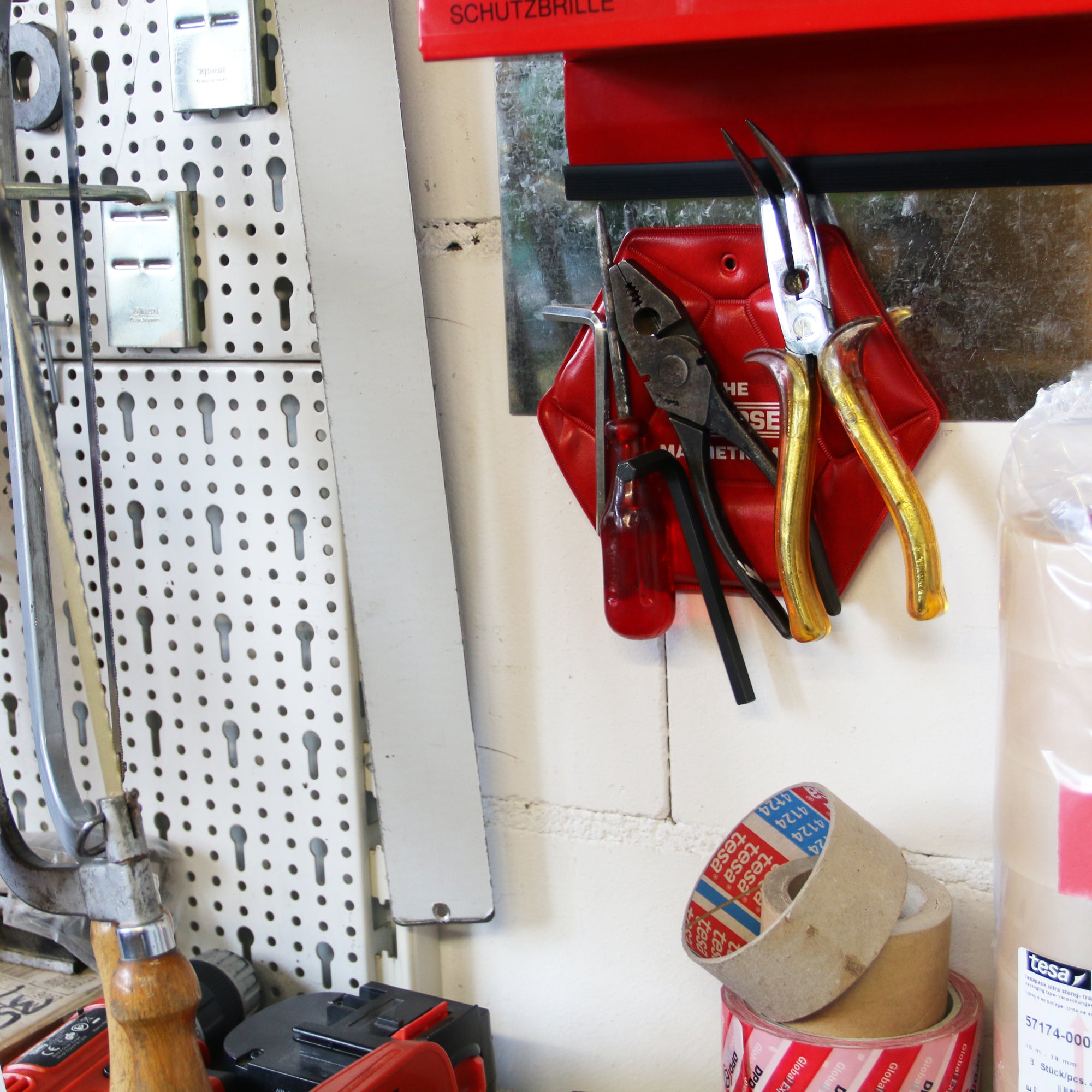 Magnetisches Werkzeugkissen Anwendung