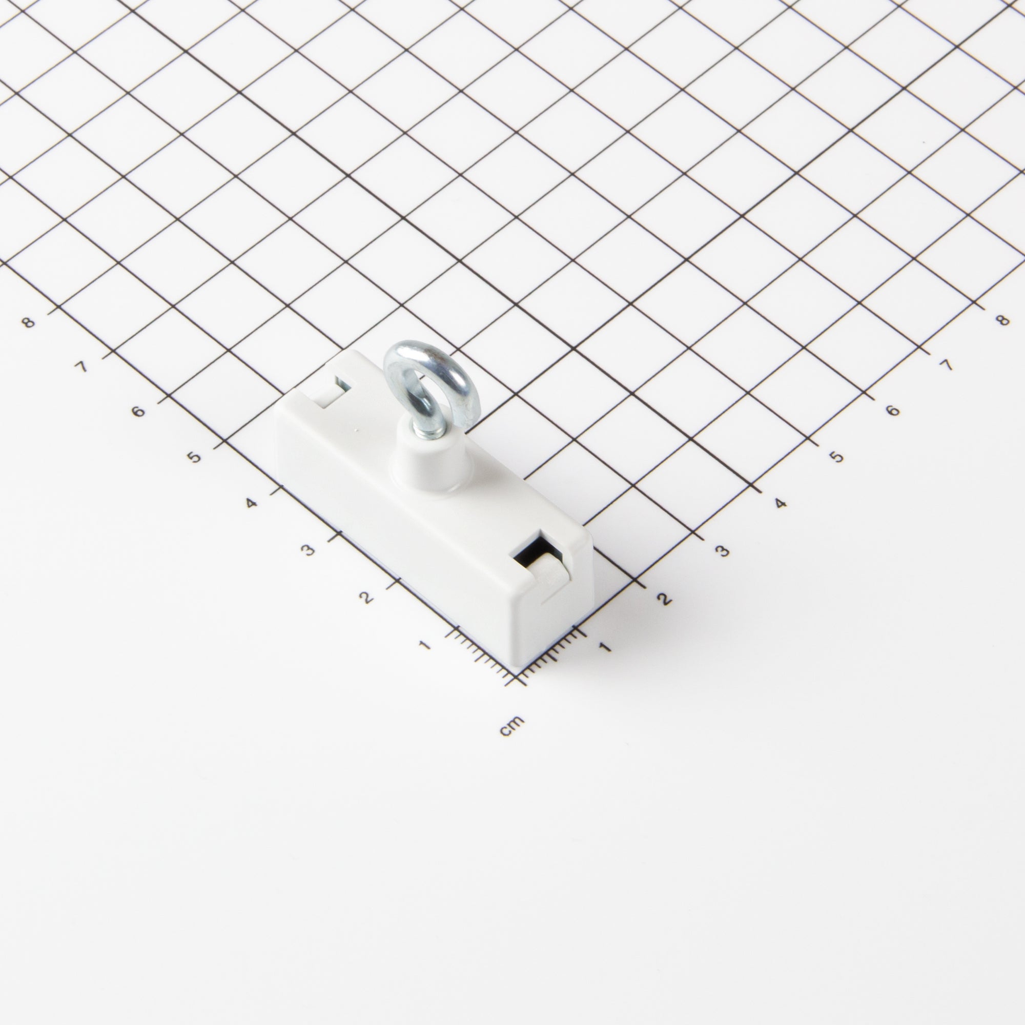 Neodym Deckenmagnetleiste mit Haken 42x14mm