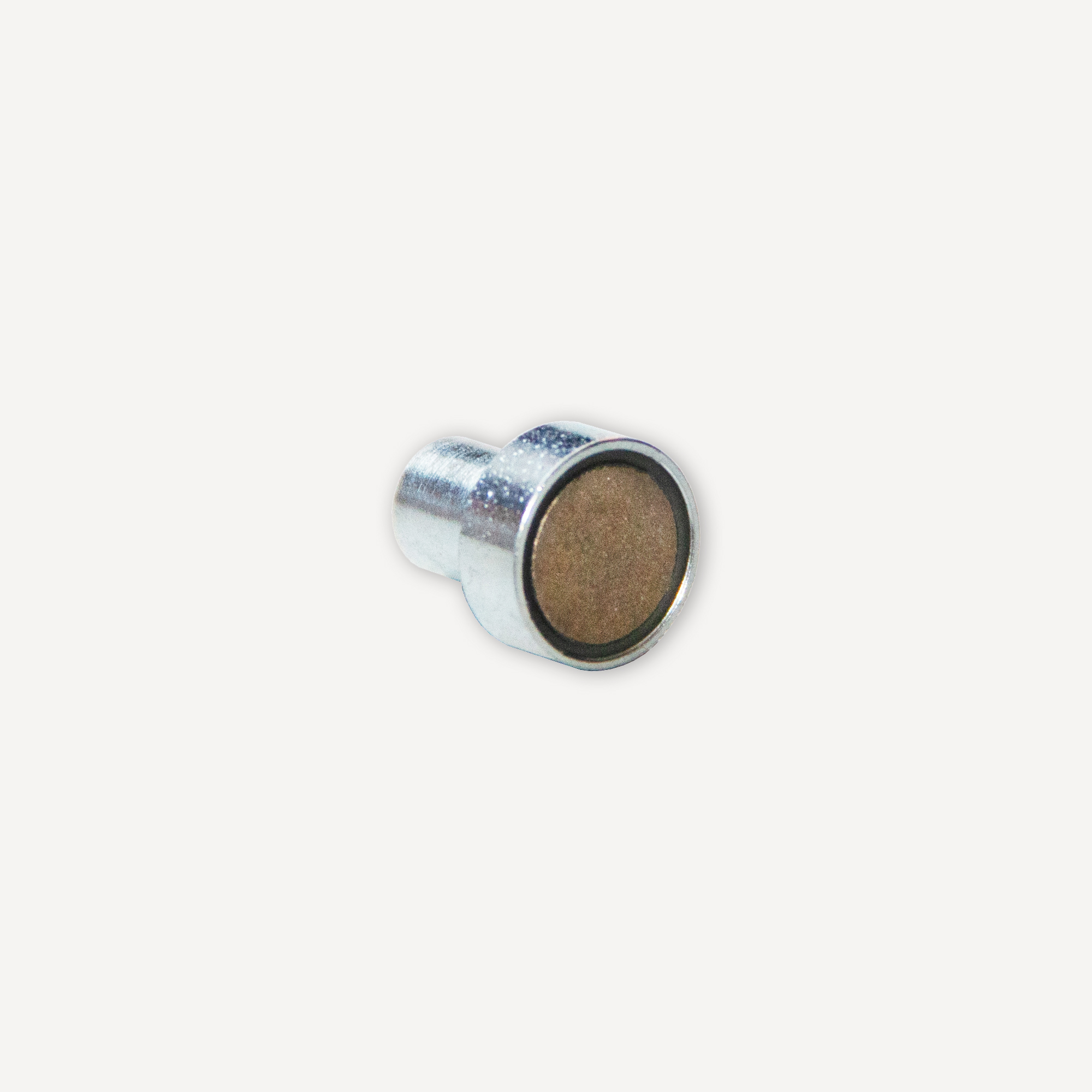 Flachgreifer aus Samarium-Cobalt Ø10x4,5mm mit Gewindebuchse M3 bis 200°C
