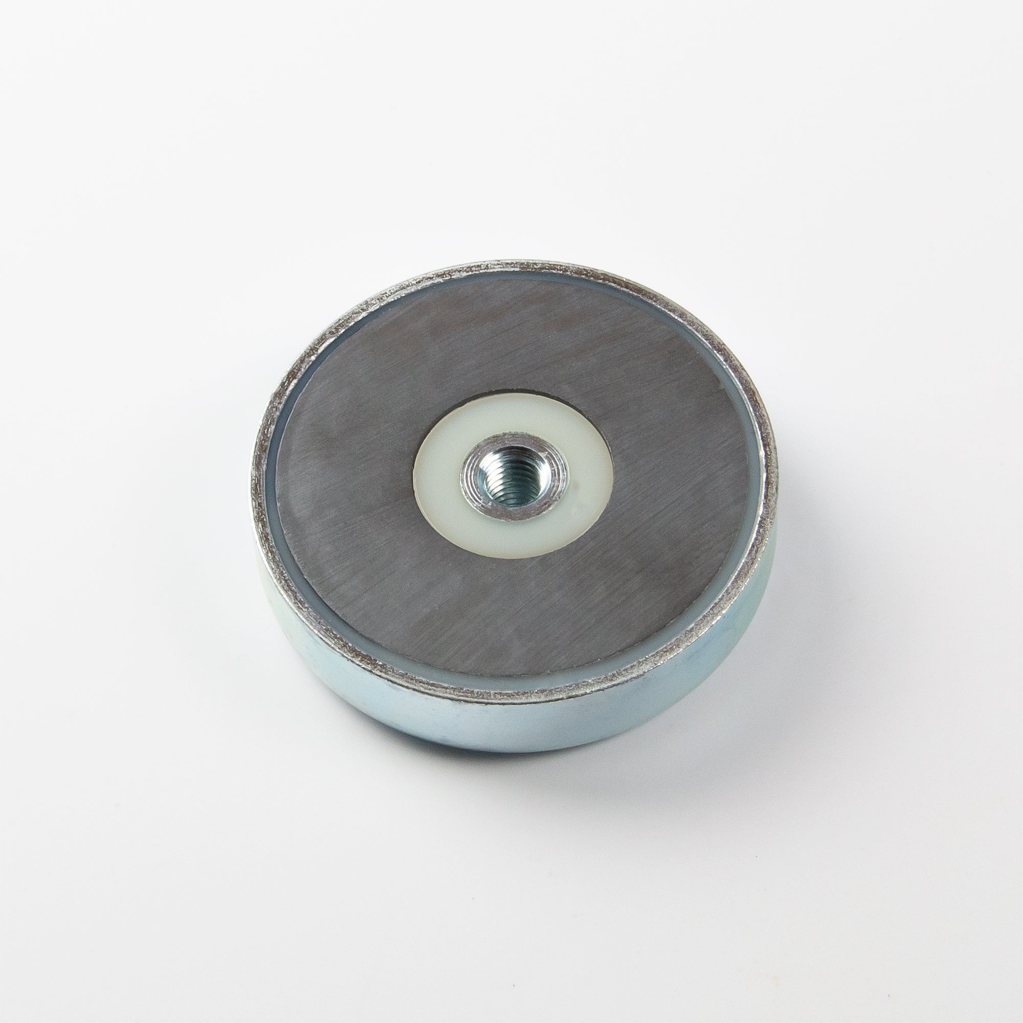 Ferrit Flachgreifer mit Innengewinde Ø63x14mm Haftfläche