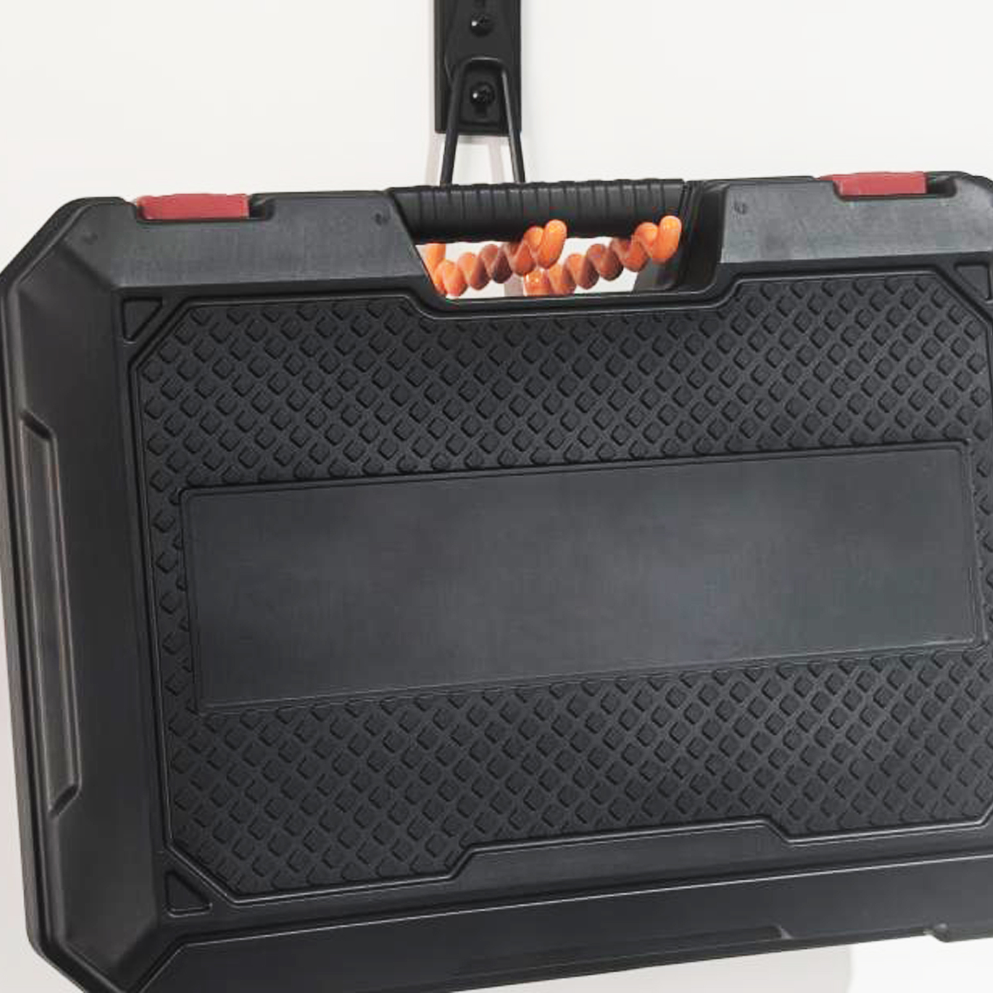 Magnetischer Geraetehalter - gummierter Magnethaken für Geräte, Werkzeug, Jacken und mehr