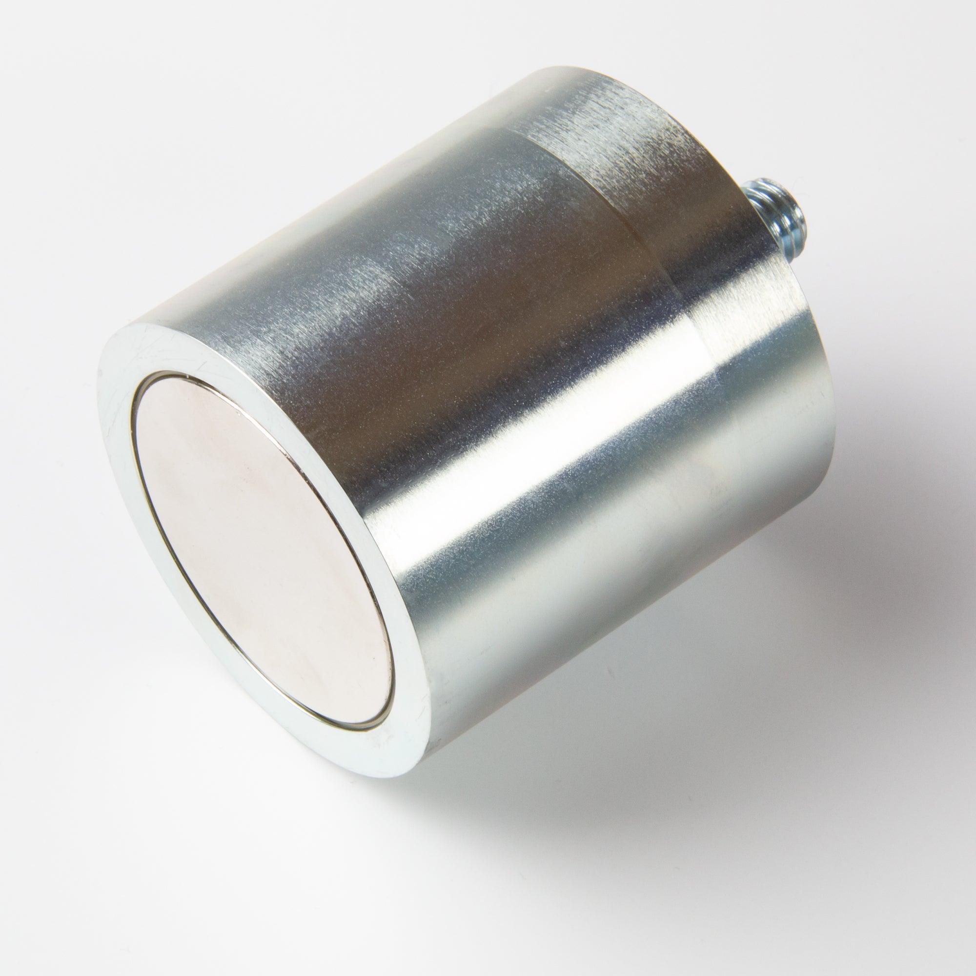 Stabgreifer aus Neodym Ø63x65mm mit Gewindezapfen M12 Haftfläche