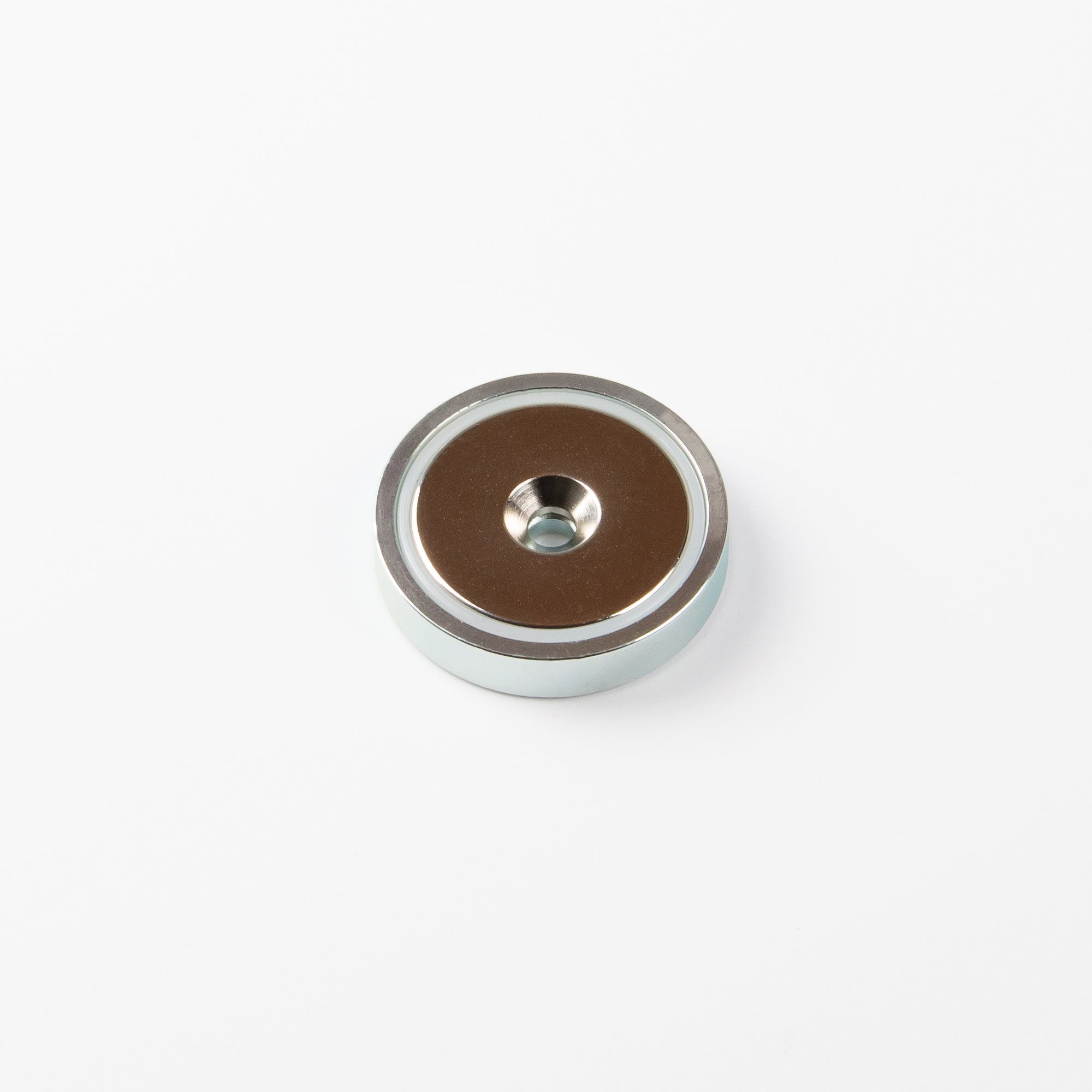 Neodym Flachgreifer Ø40x8,0mm mit konischer Senkung Haftfläche