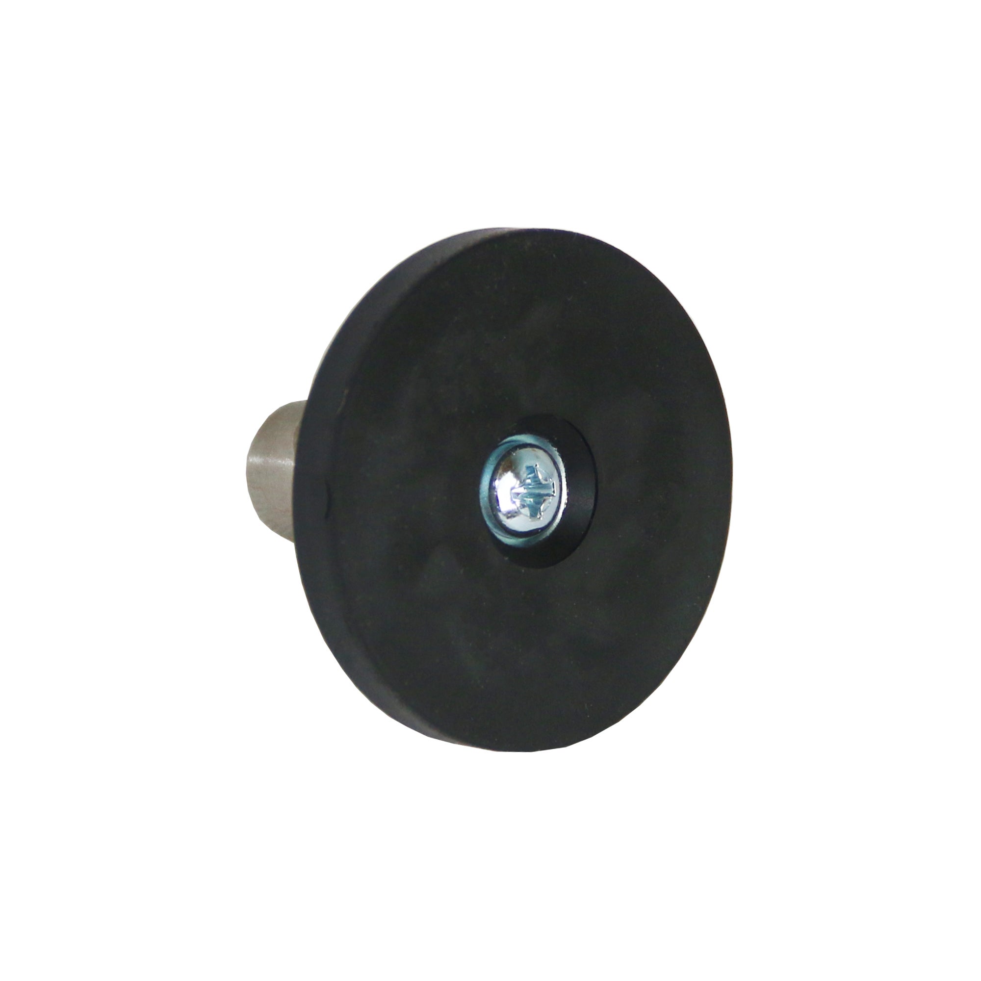 Edelstahlhaken Ø43mm mit gummiertem Magnet