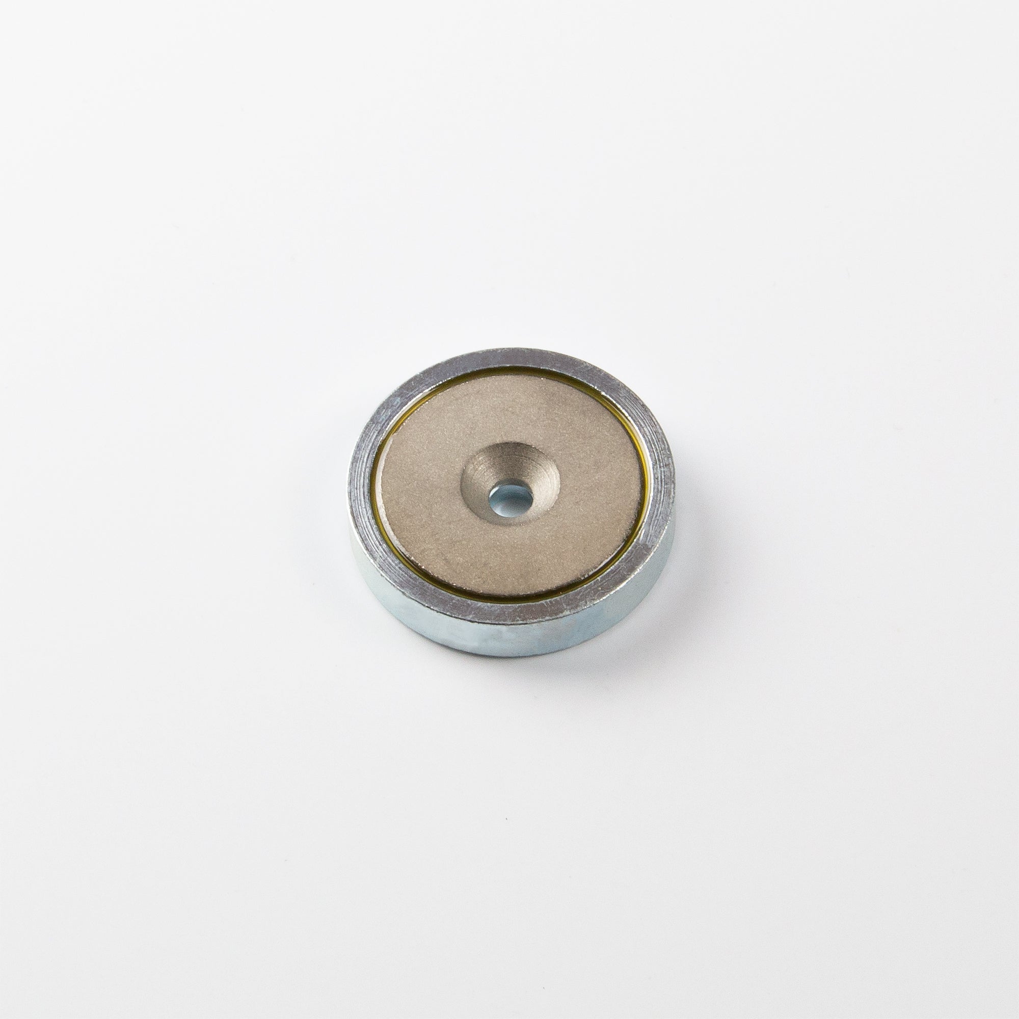 Samarium-Cobalt Flachgreifer Ø40x8mm mit konischer Senkung Haftfläche