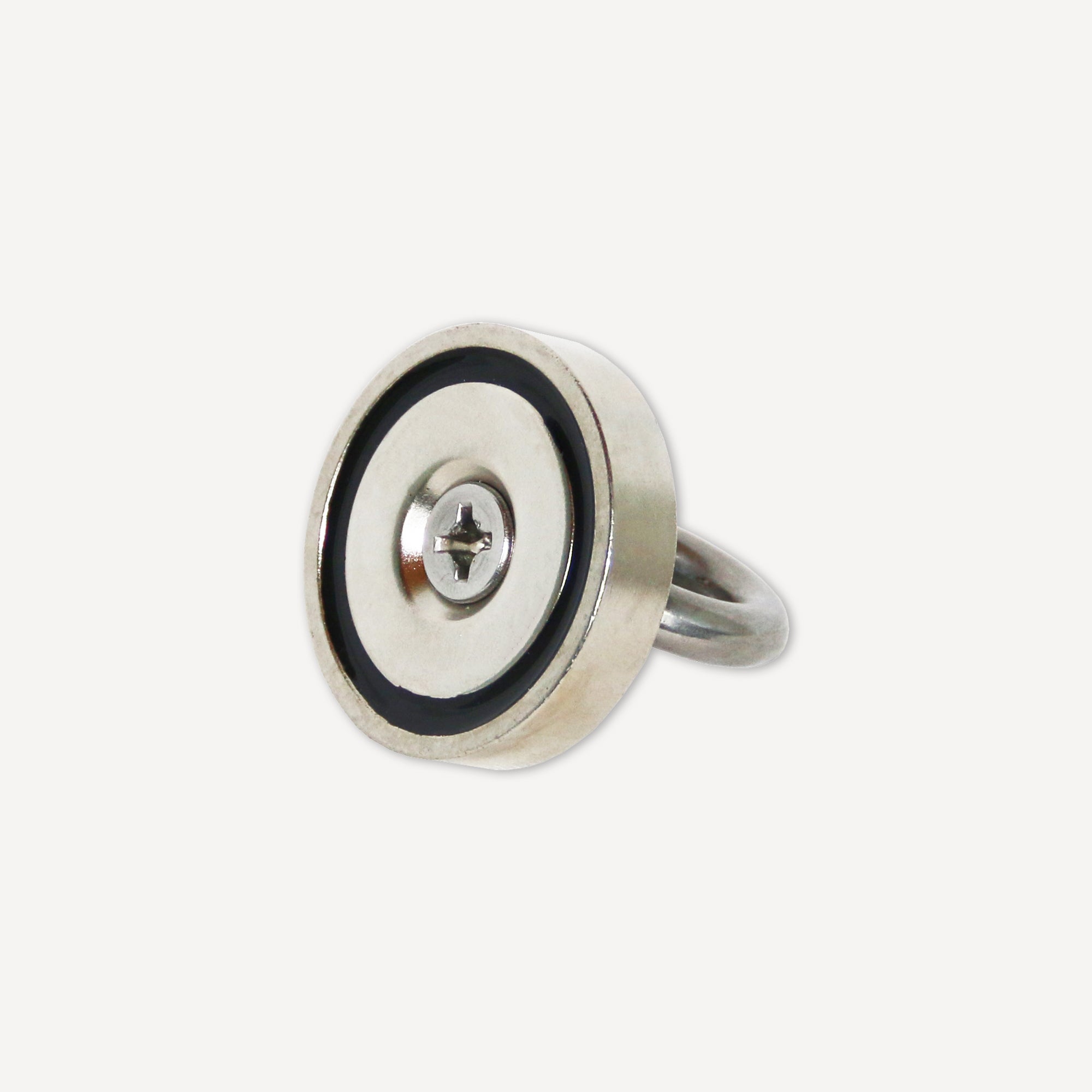 Neodym-Flachgreifer Ø32x7,8mm mit Öse Haftfläche