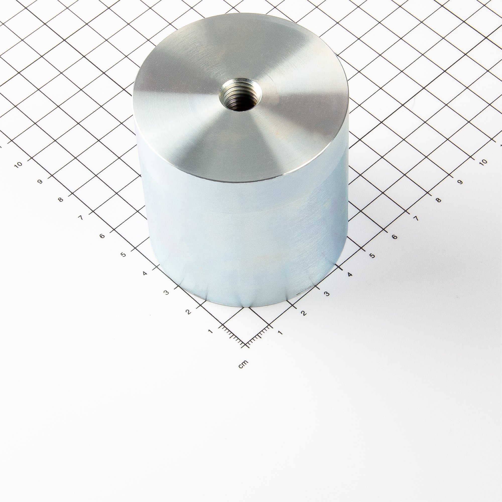 Stabgreifer aus Neodym Ø63x65mm mit Innengewinde M12