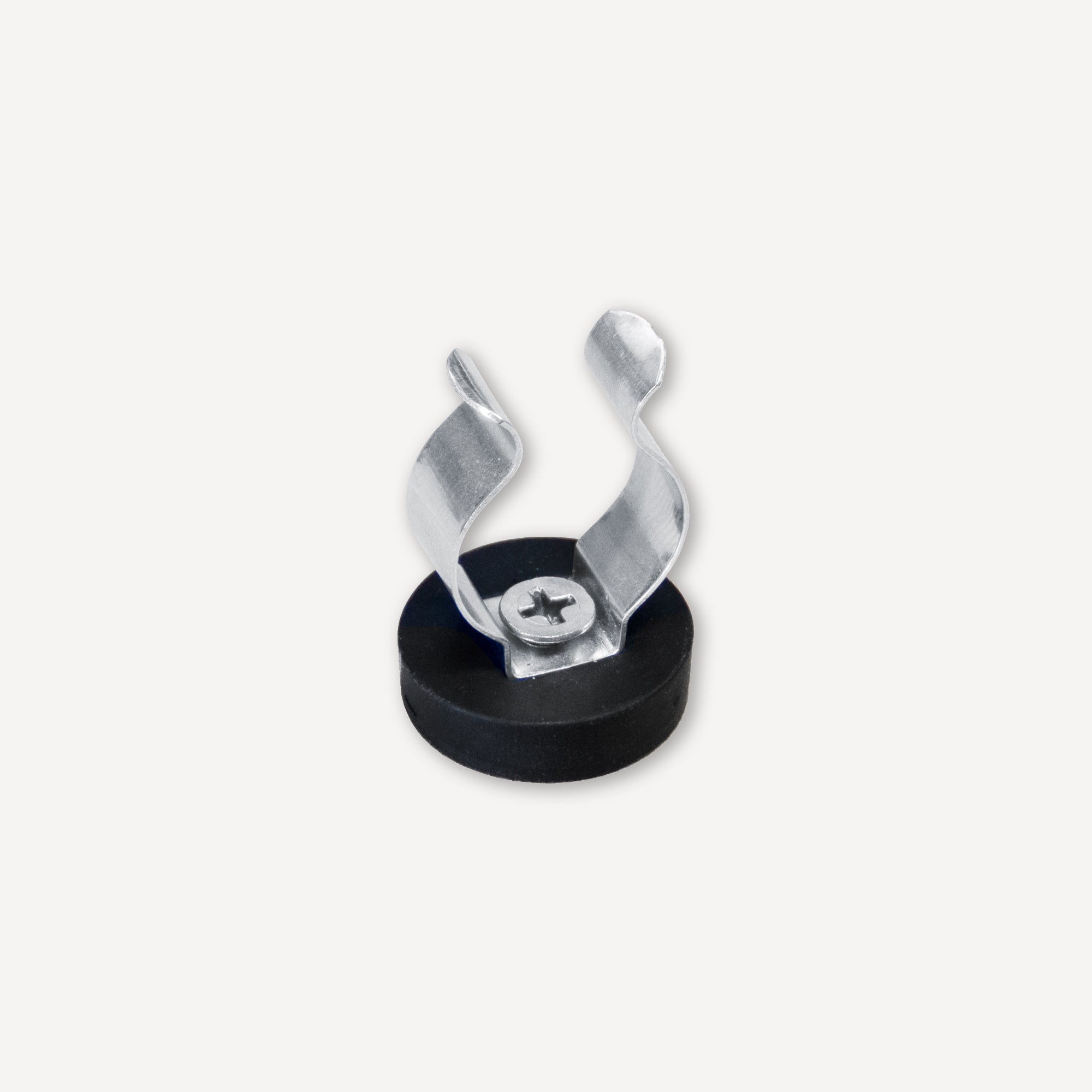 Gummiertes Magnetsystem Ø22x32mm mit Halteklammer