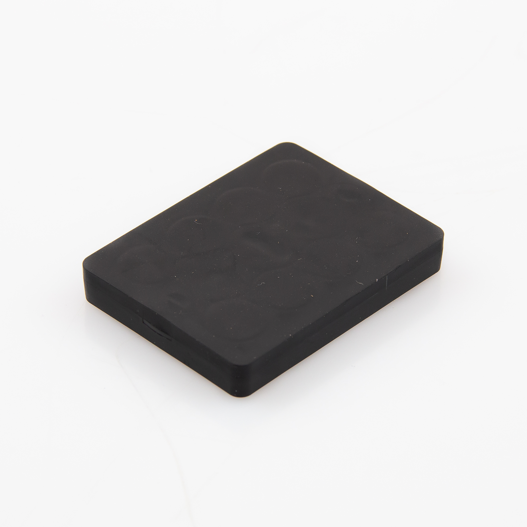 Gummiertes Magnetsystem 59x45x8,5mm mit Innengewinde M5, Farbe: schwarz
