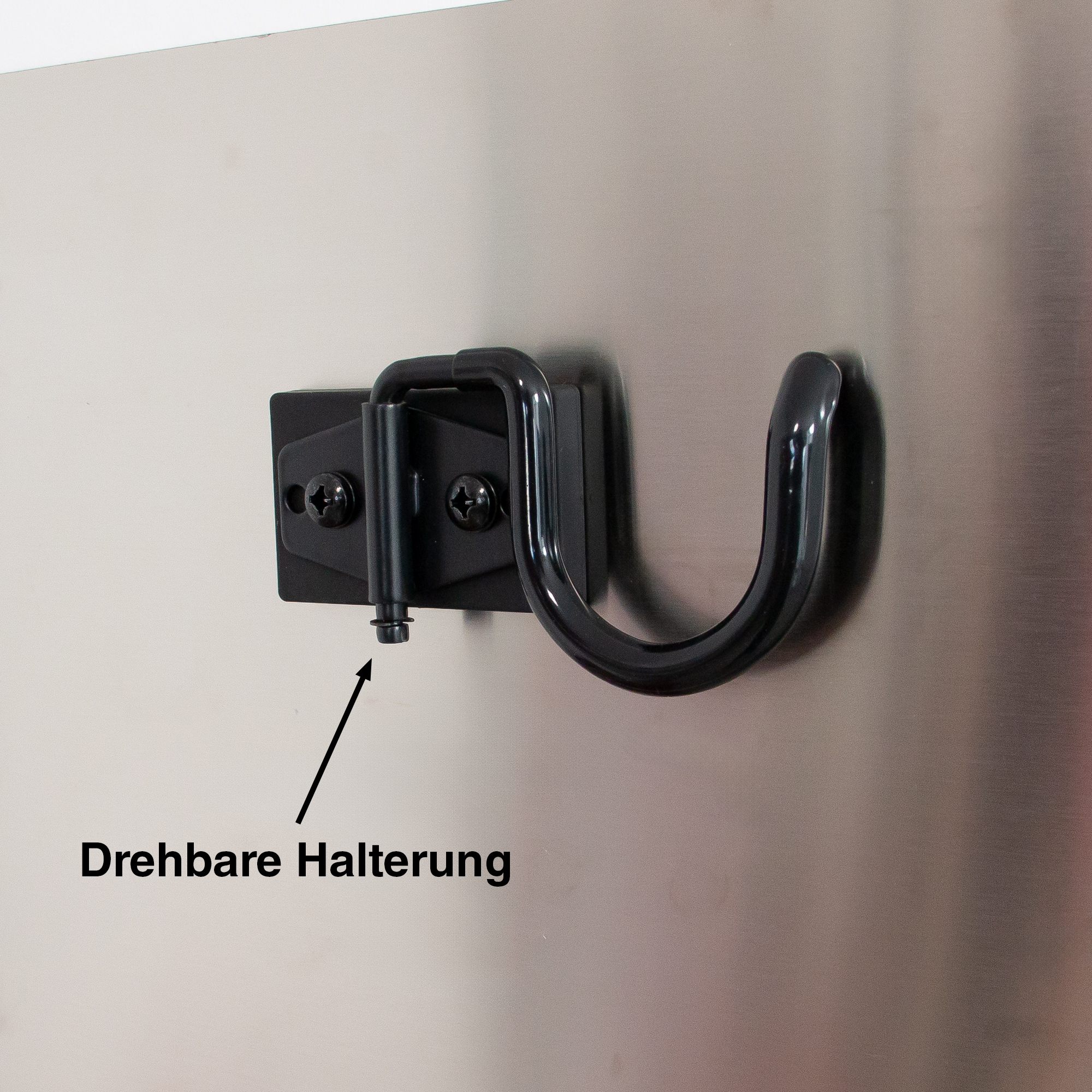 Magnetischer Geraetehalter - gummierter Magnethaken für Geräte, Werkzeug, Jacken und mehr