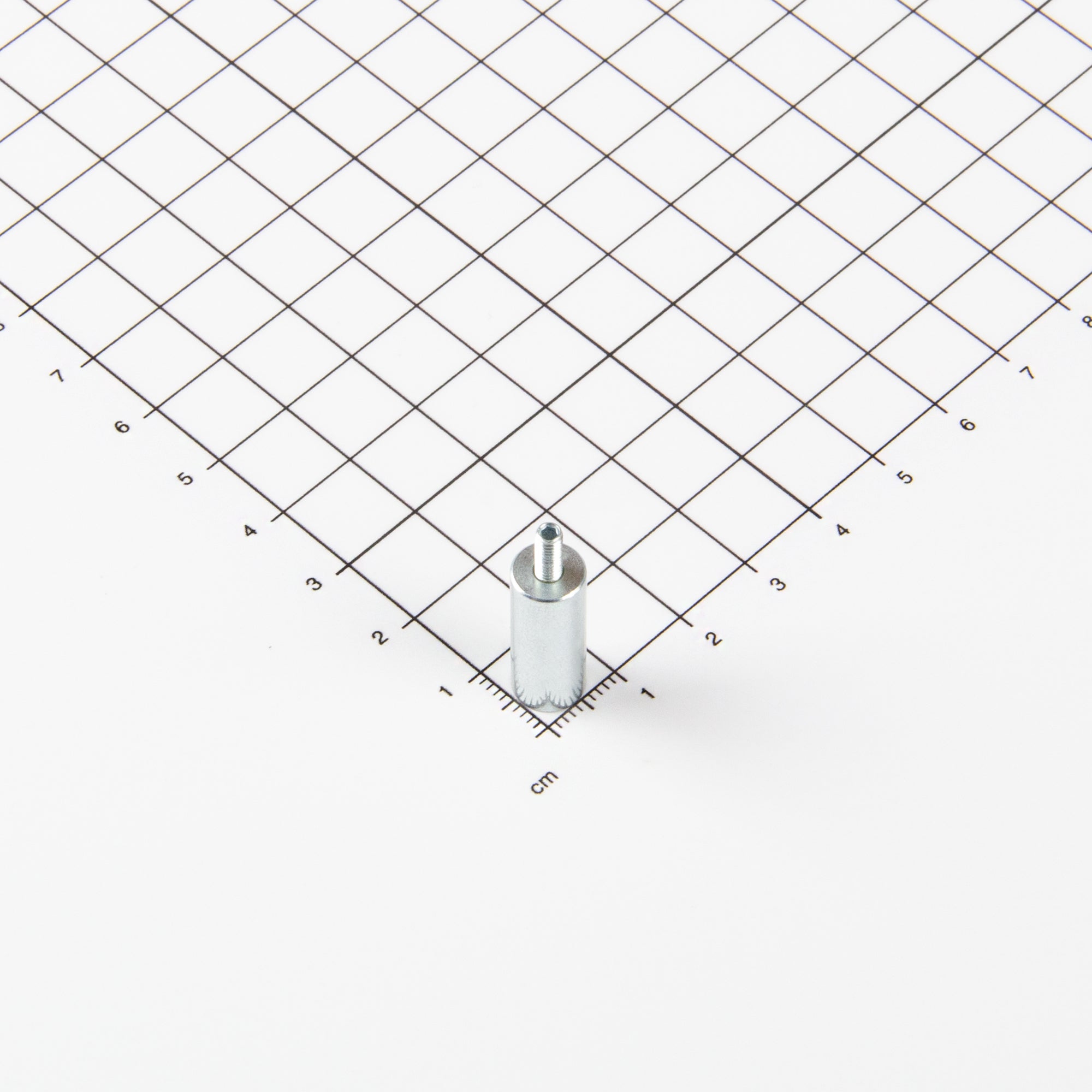  Stabgreifer aus Neodym Ø8x20mm mit Gewindezapfen M3