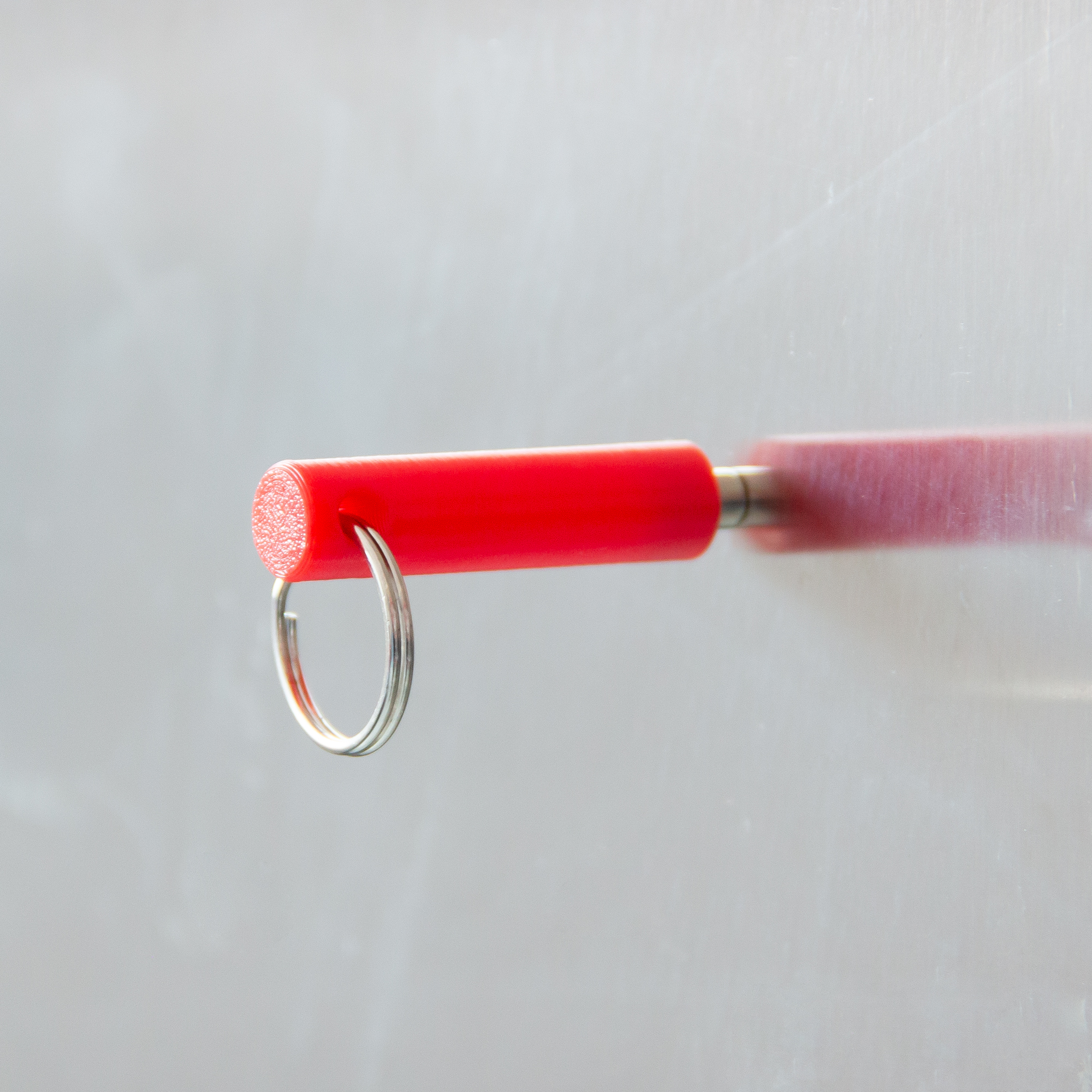 Testmagnet mit Schlüsselring Anwendung