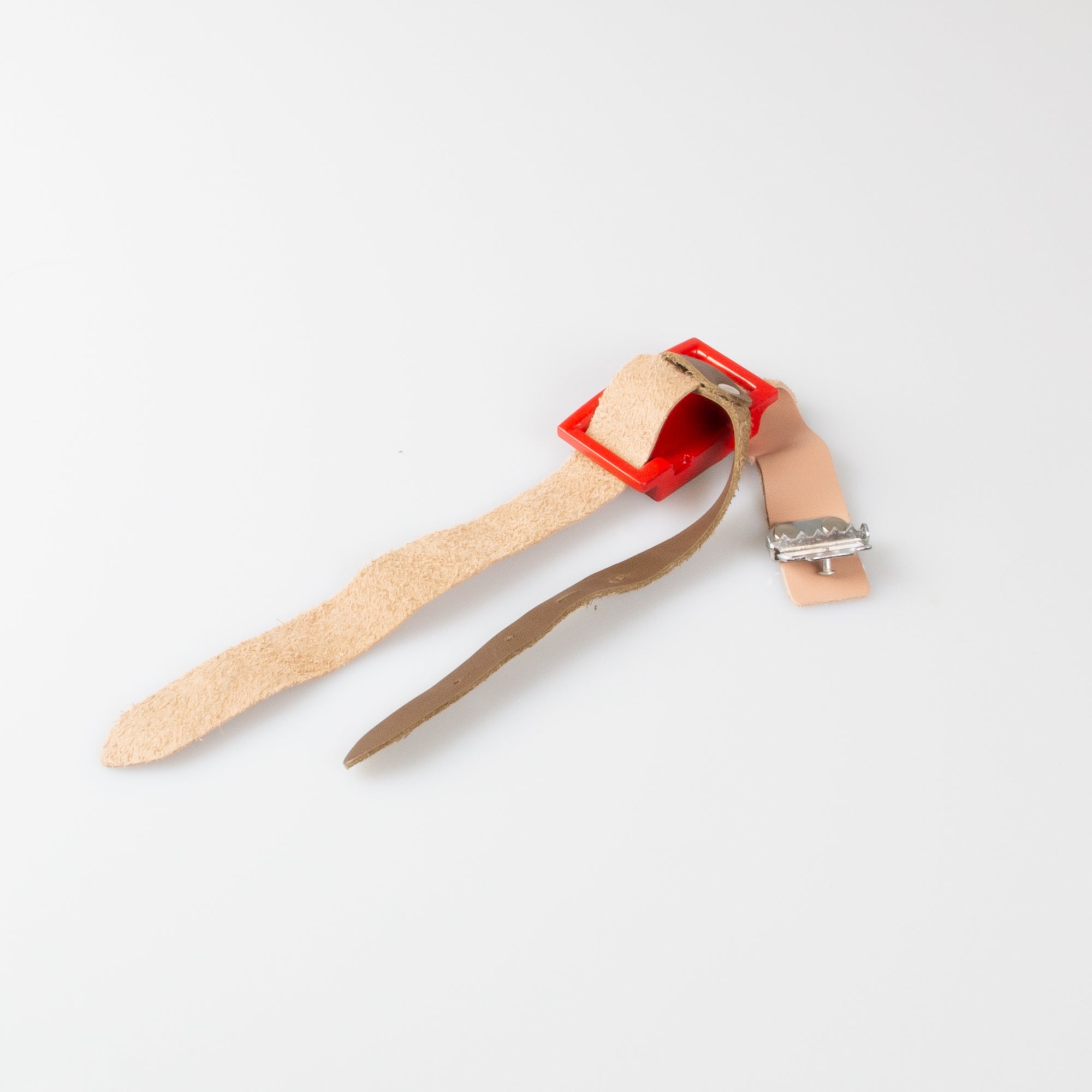 Handhebemagnet mit 2-teiligem Lederriemen