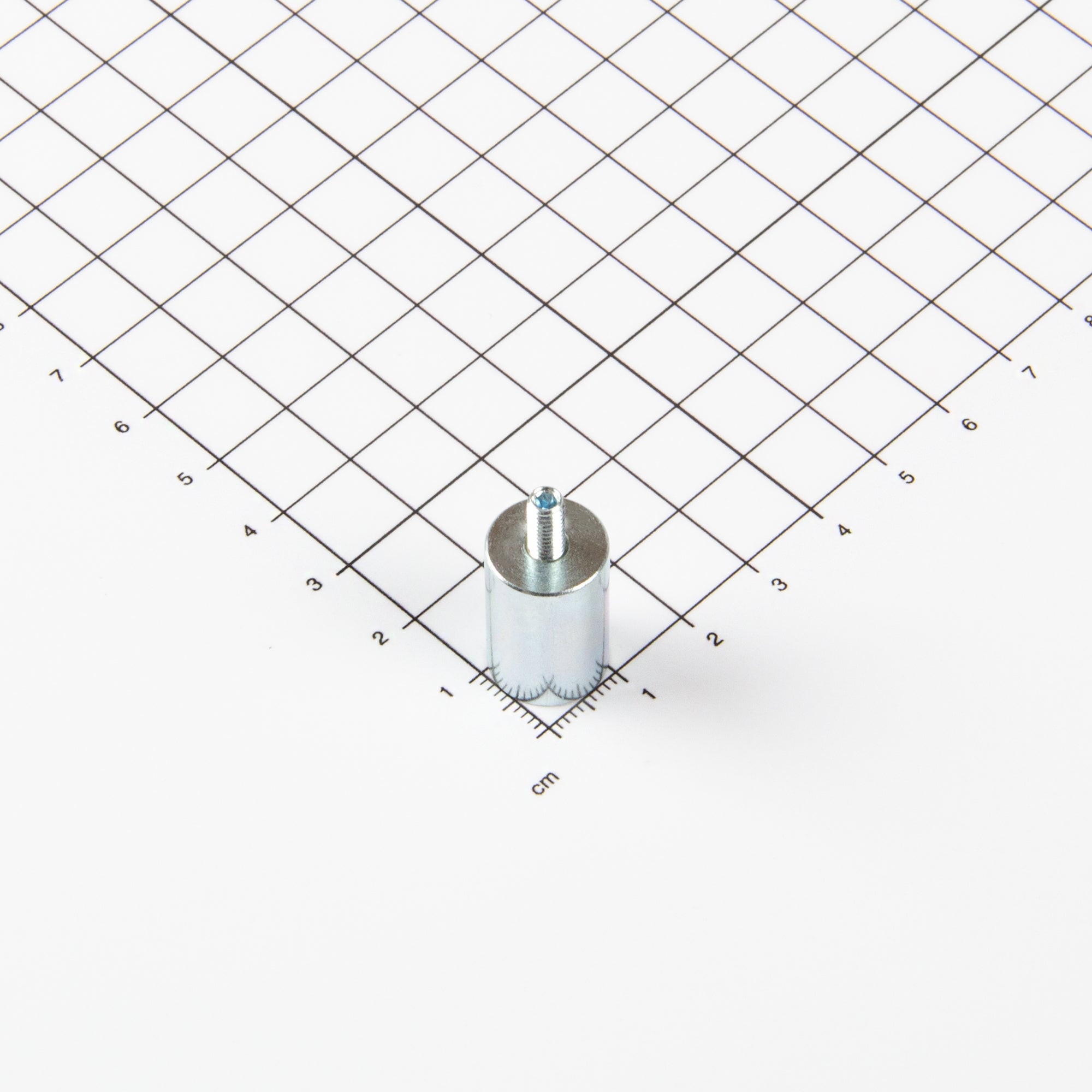 Stabgreifer aus Neodym Ø13x20mm mit Gewindezapfen M4