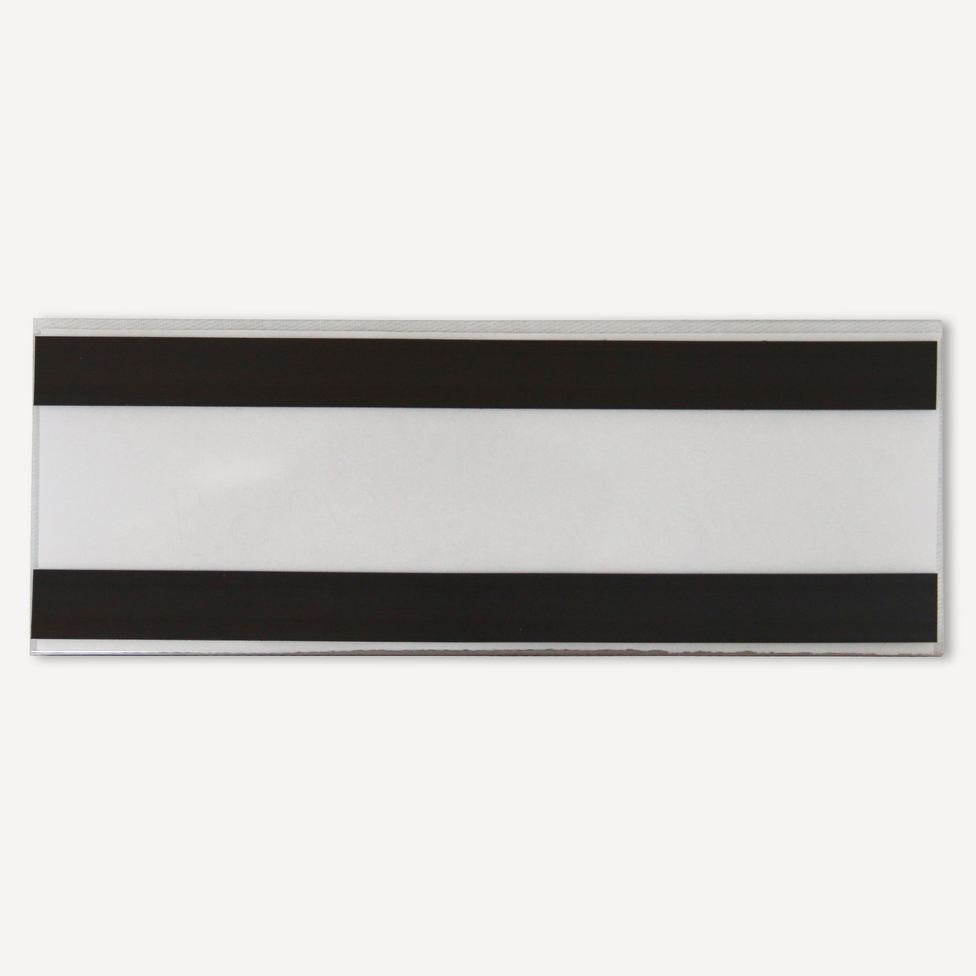 Lagerkennzeichnungsschild 200x70mm aus PVC-Hartfolie Lagerkennzeichnungsschild 200x70mm aus PVC-Hartfolie Rückseite