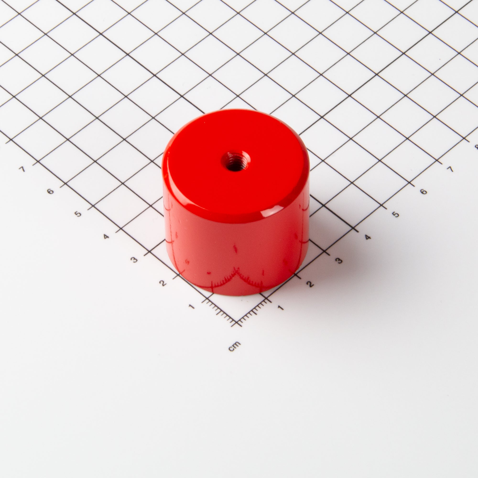 Stabgreifer aus AlNiCo Ø35x30mm mit Innengewinde M6