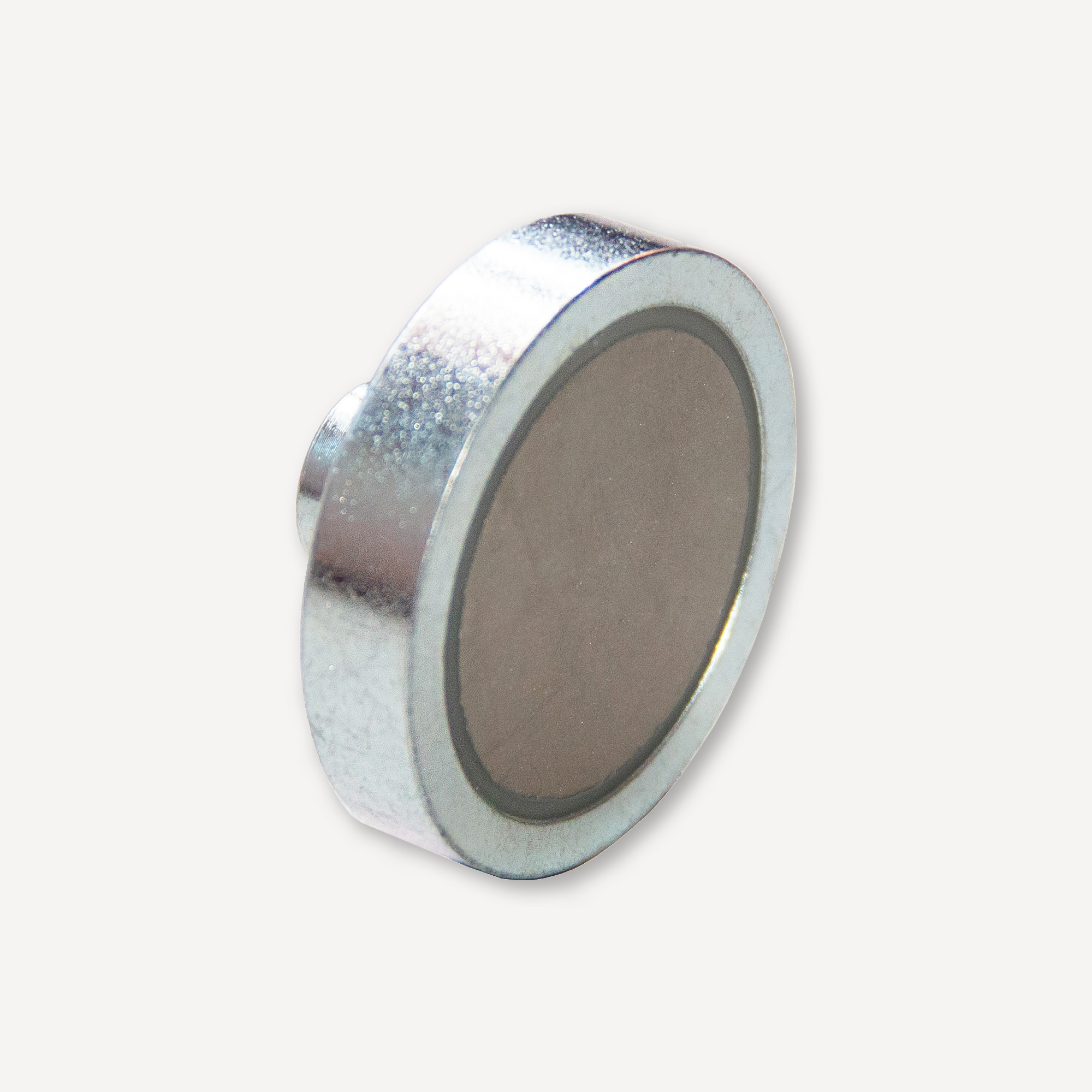 Flachgreifer aus Samarium-Cobalt Ø32x7mm mit Gewindebuchse M5 bis 200°C