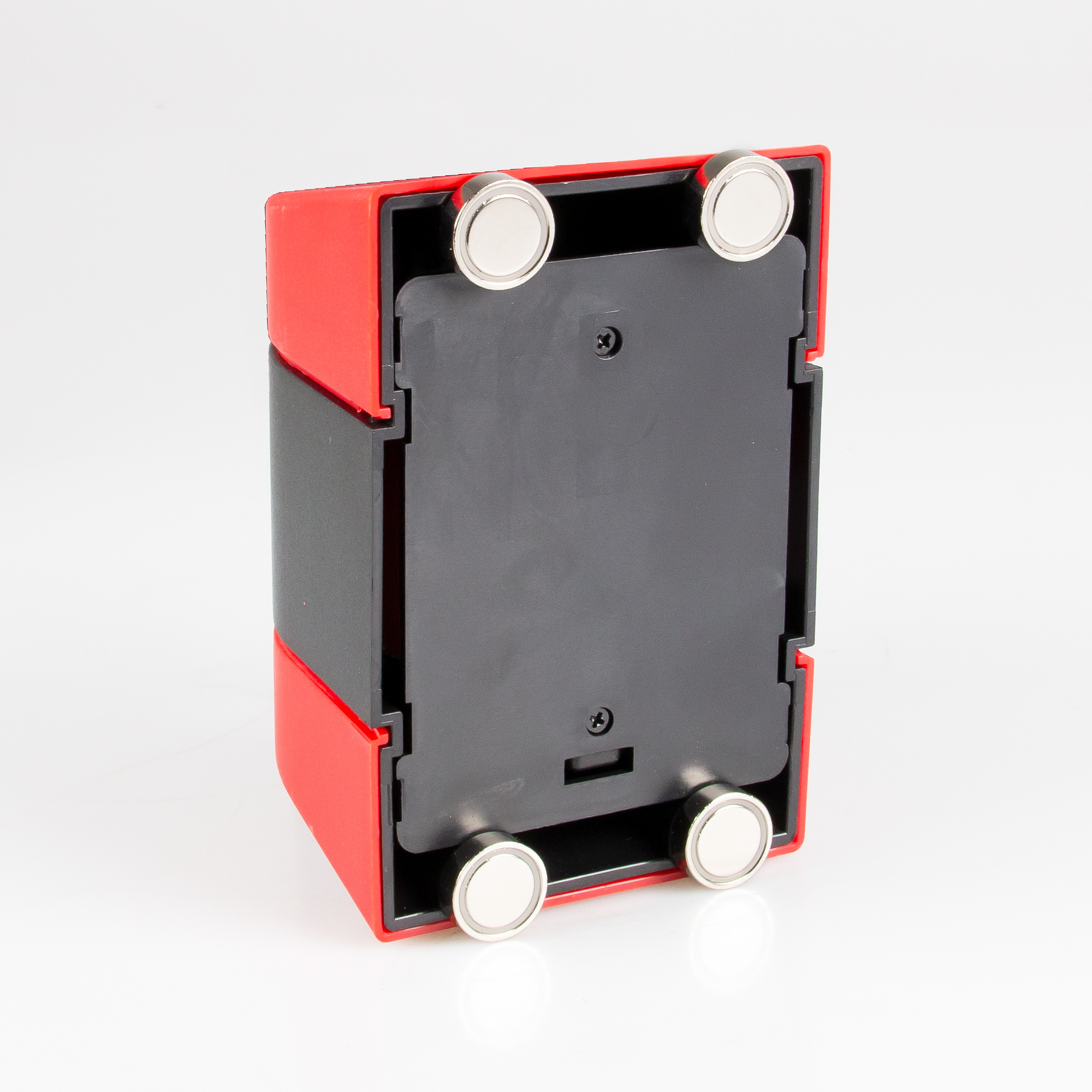 Magnetisches Absperrband rot-weiss Rückseite