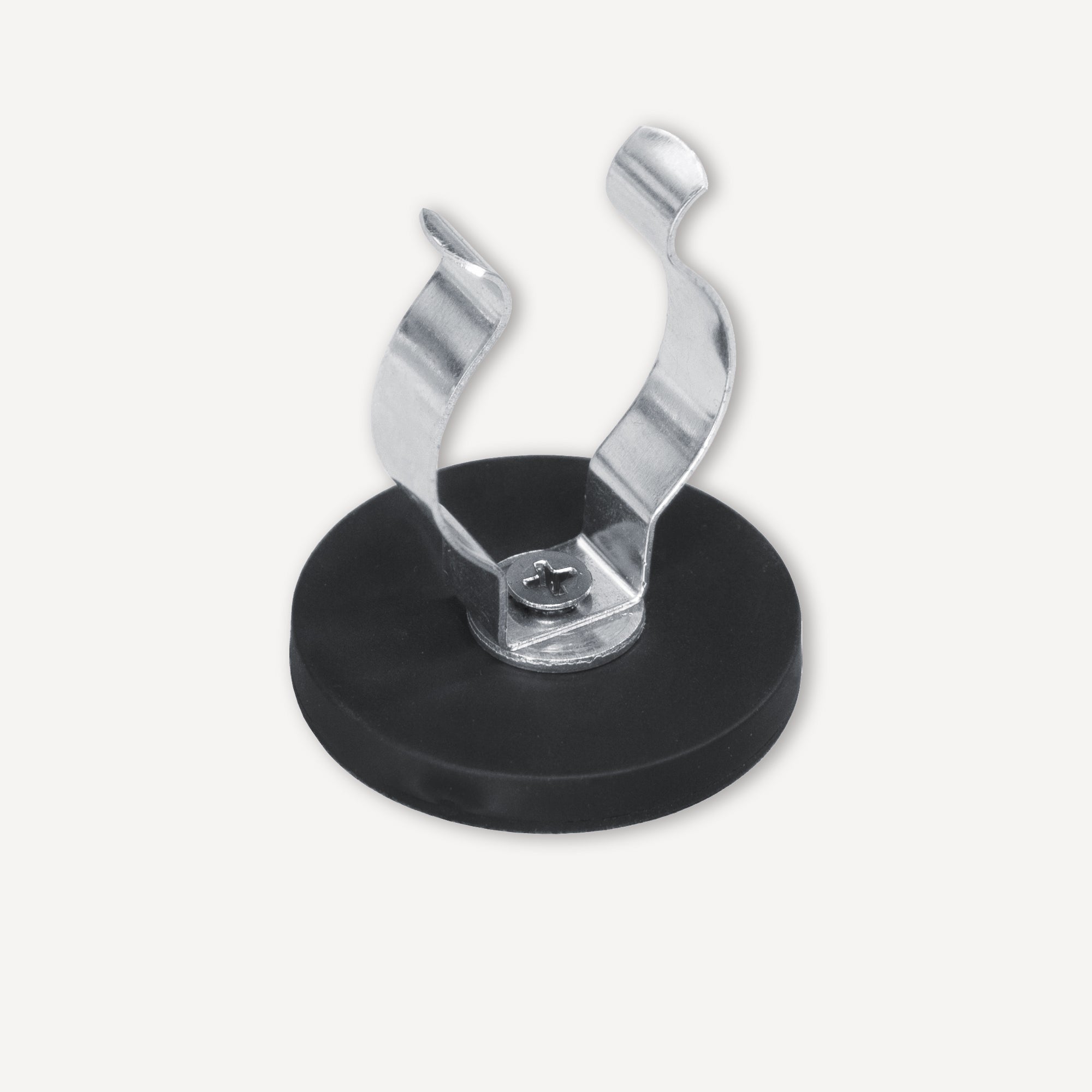 Gummiertes Magnetsystem Ø43x50mm mit Halteklammer