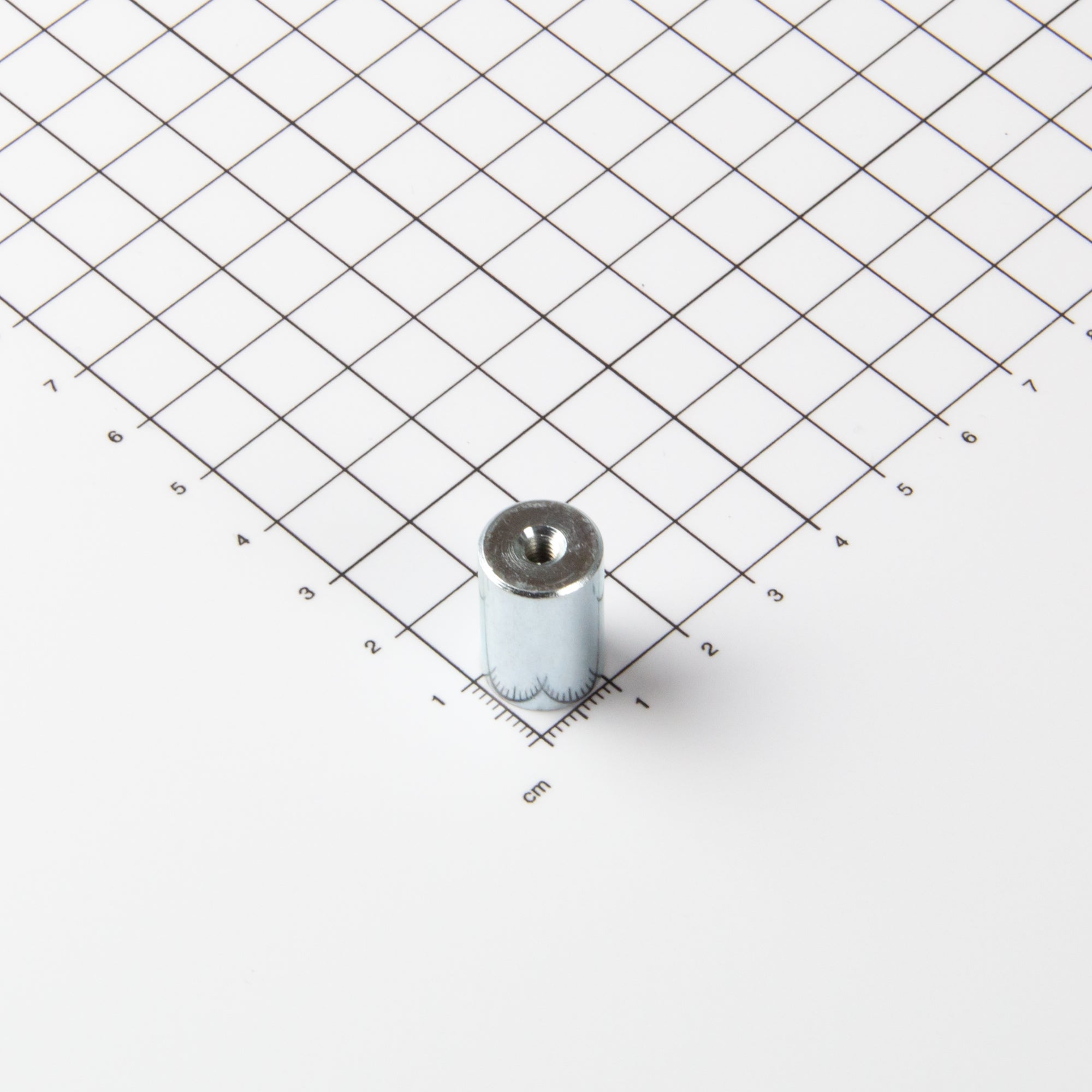 Stabgreifer aus AlNiCo Ø13x20mm mit Innengewinde M4