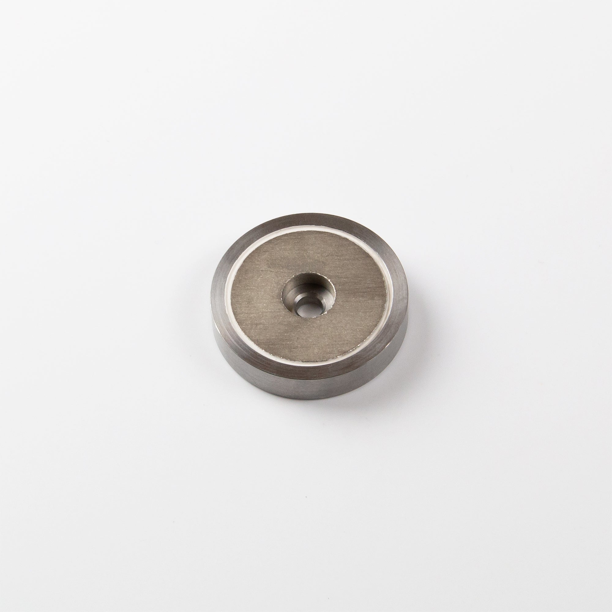 Samarium-Cobalt Flachgreifer Ø40x8mm mit zylindrischer Senkung Haftfläche