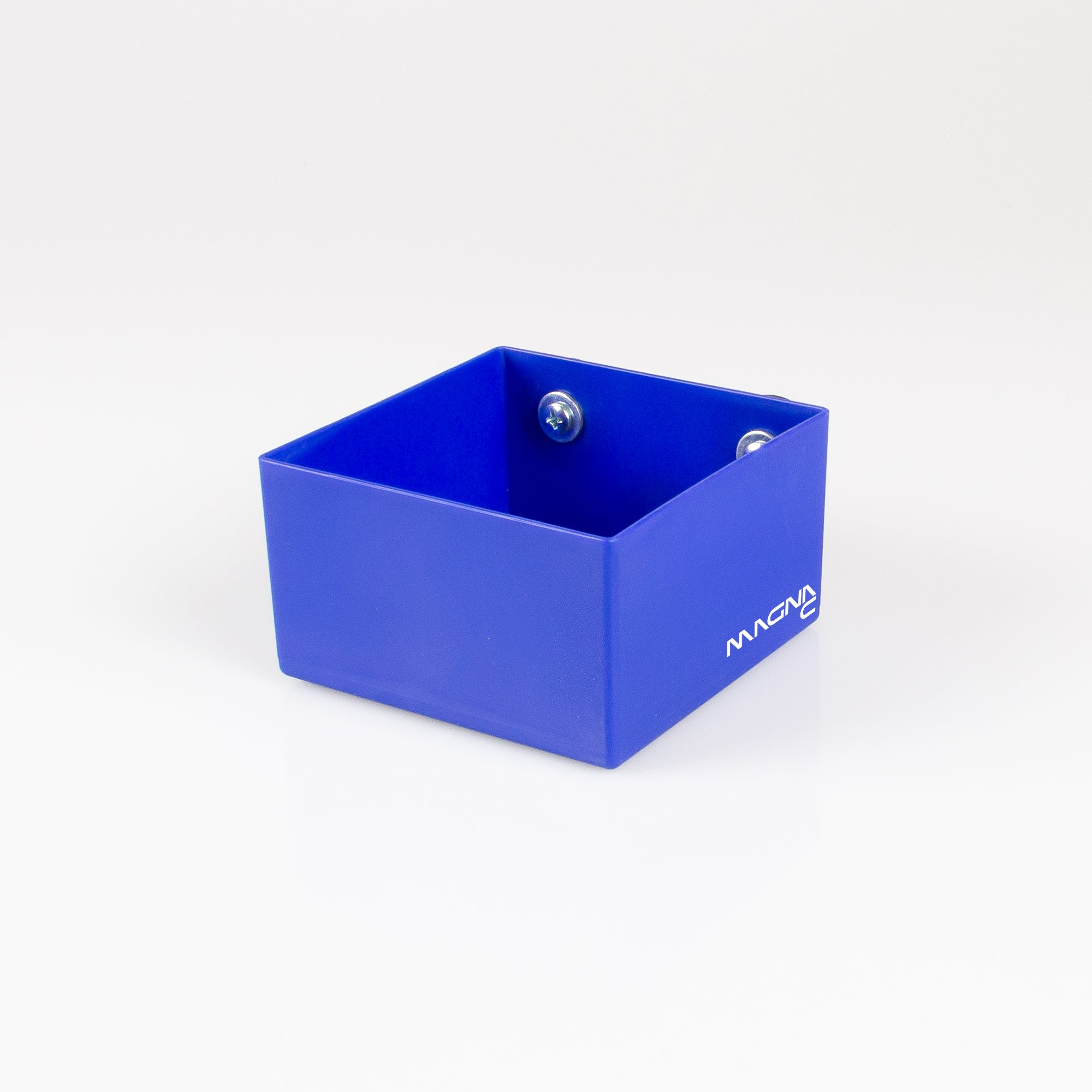 Magnetischer Sichtkasten 108x108x63mm blau