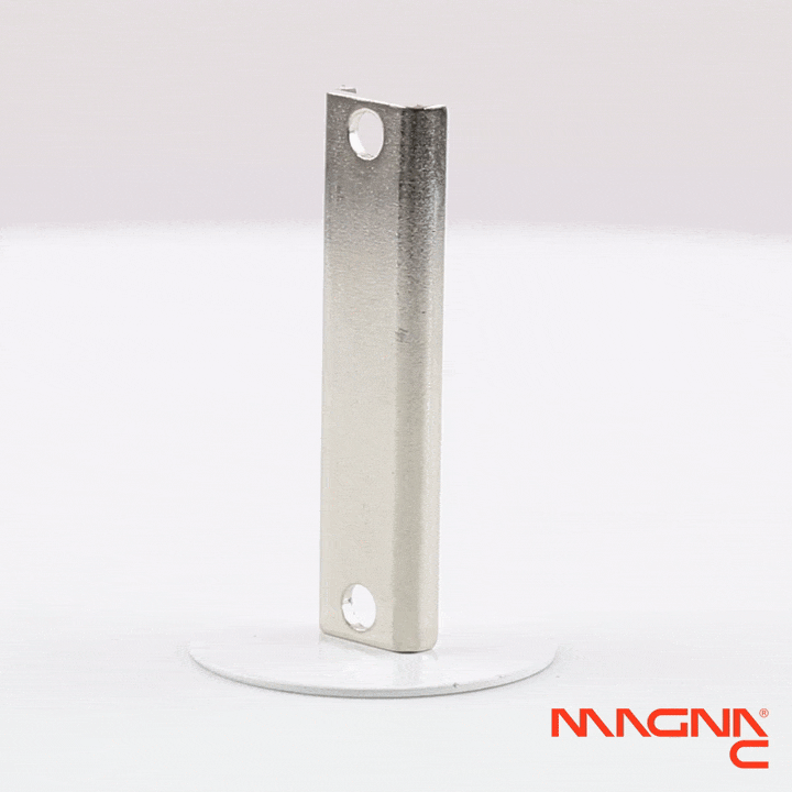 Flachleiste mit Neodymkern 60x15x5mm im langen U-Profil