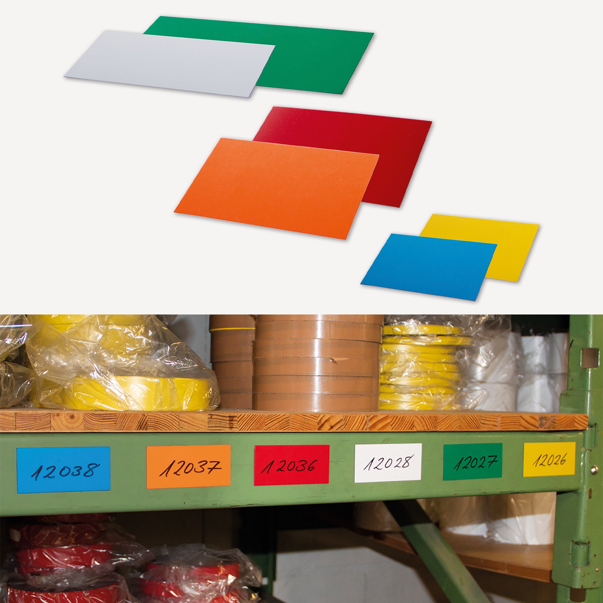 Magnetschilder zum Beschriften Anwendung