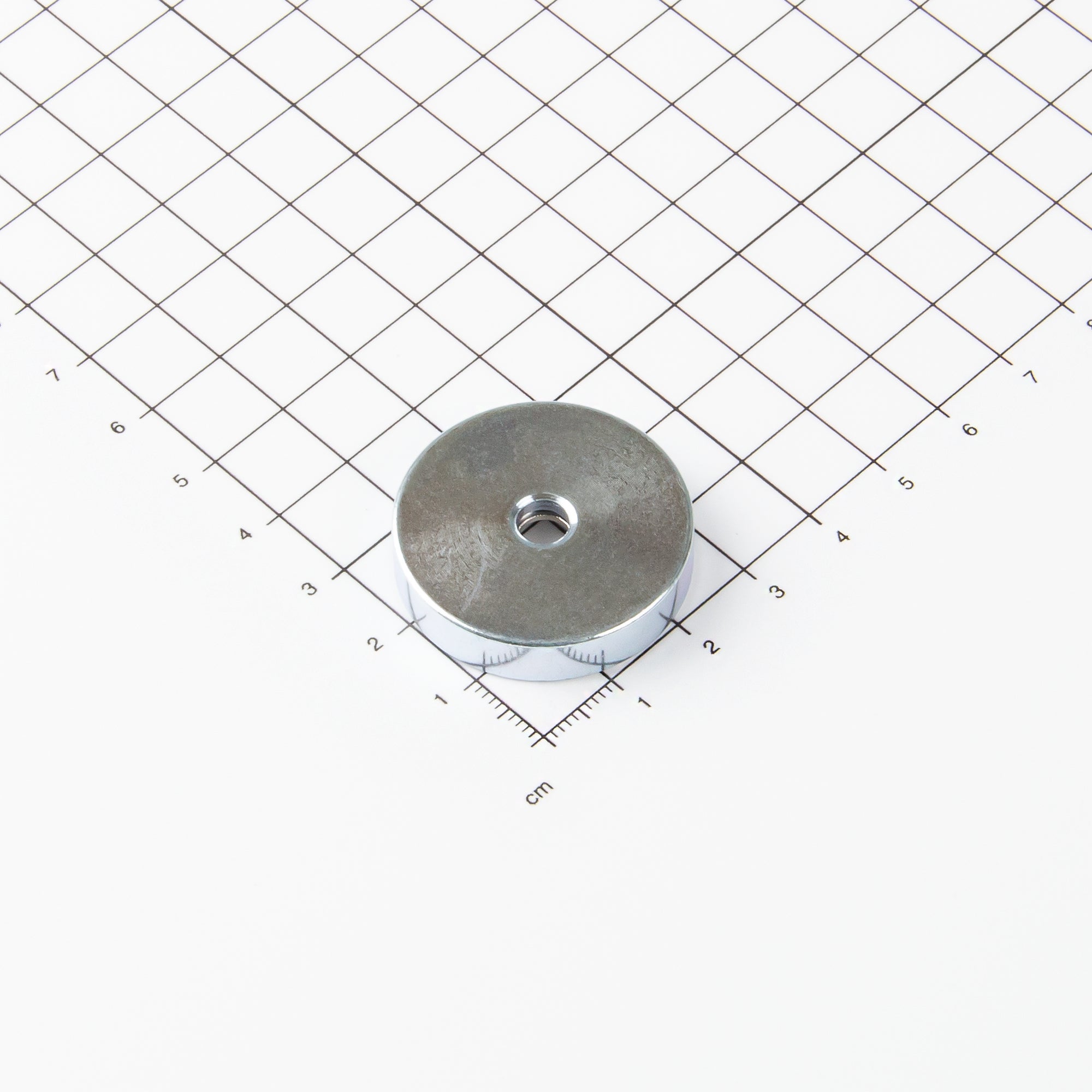 Neodym Flachgreifer Ø32x7mm mit konischer Senkung